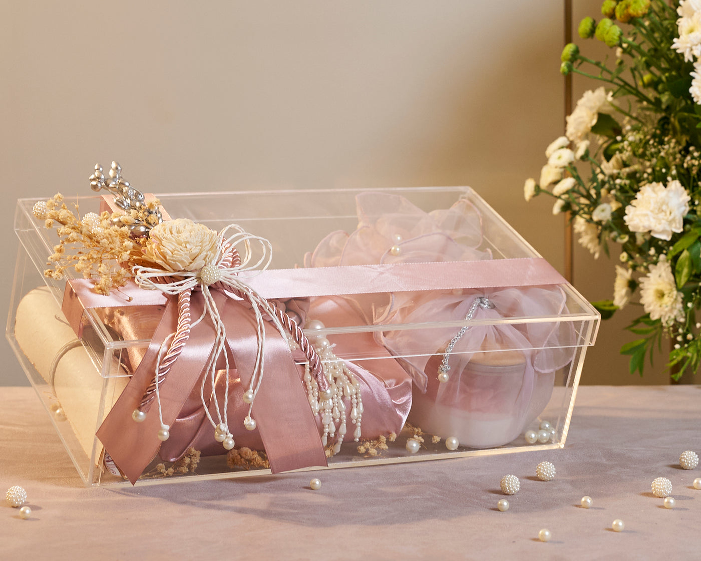 Blush Harmony – Acrylic Box