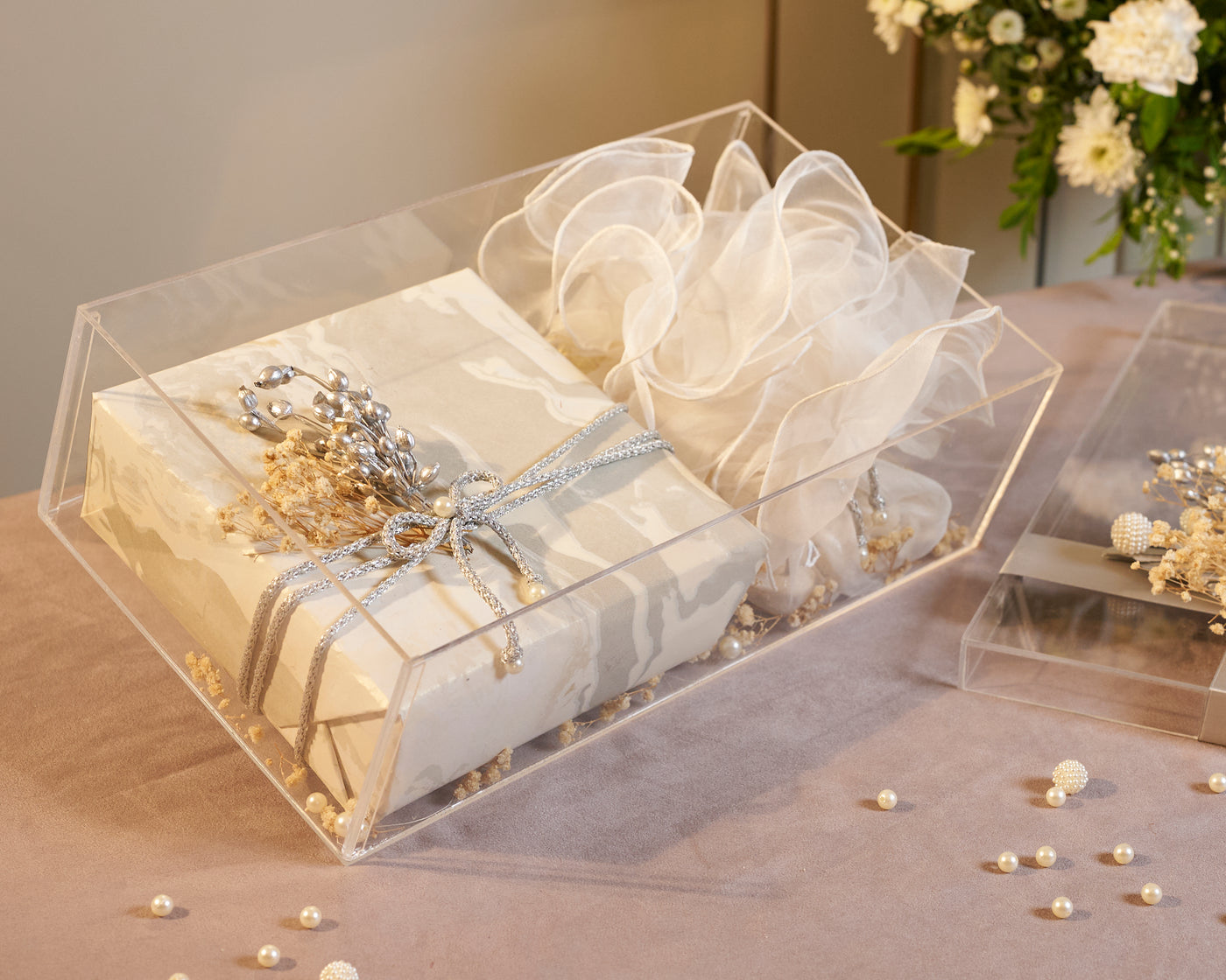 Whispers of Ivory – Acrylic Box