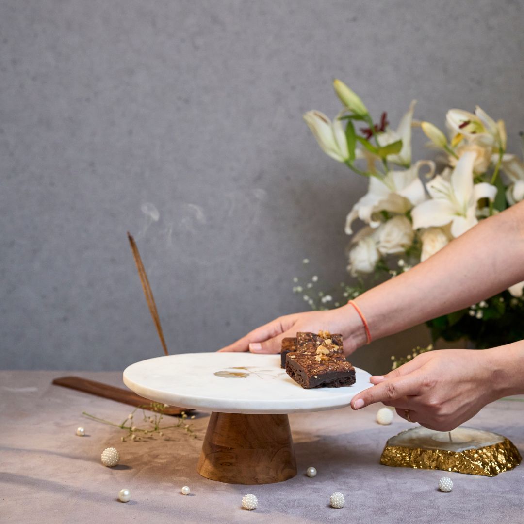 Marble Cake Stand