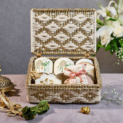 Ivory and Gold- Tea box